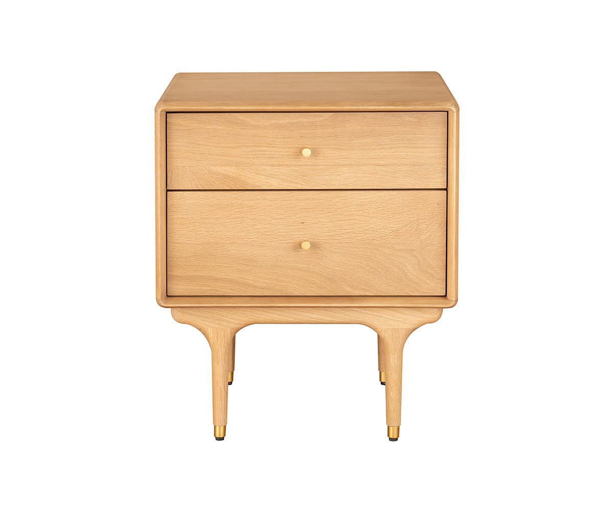 Hendrick Nightstand - White Oak