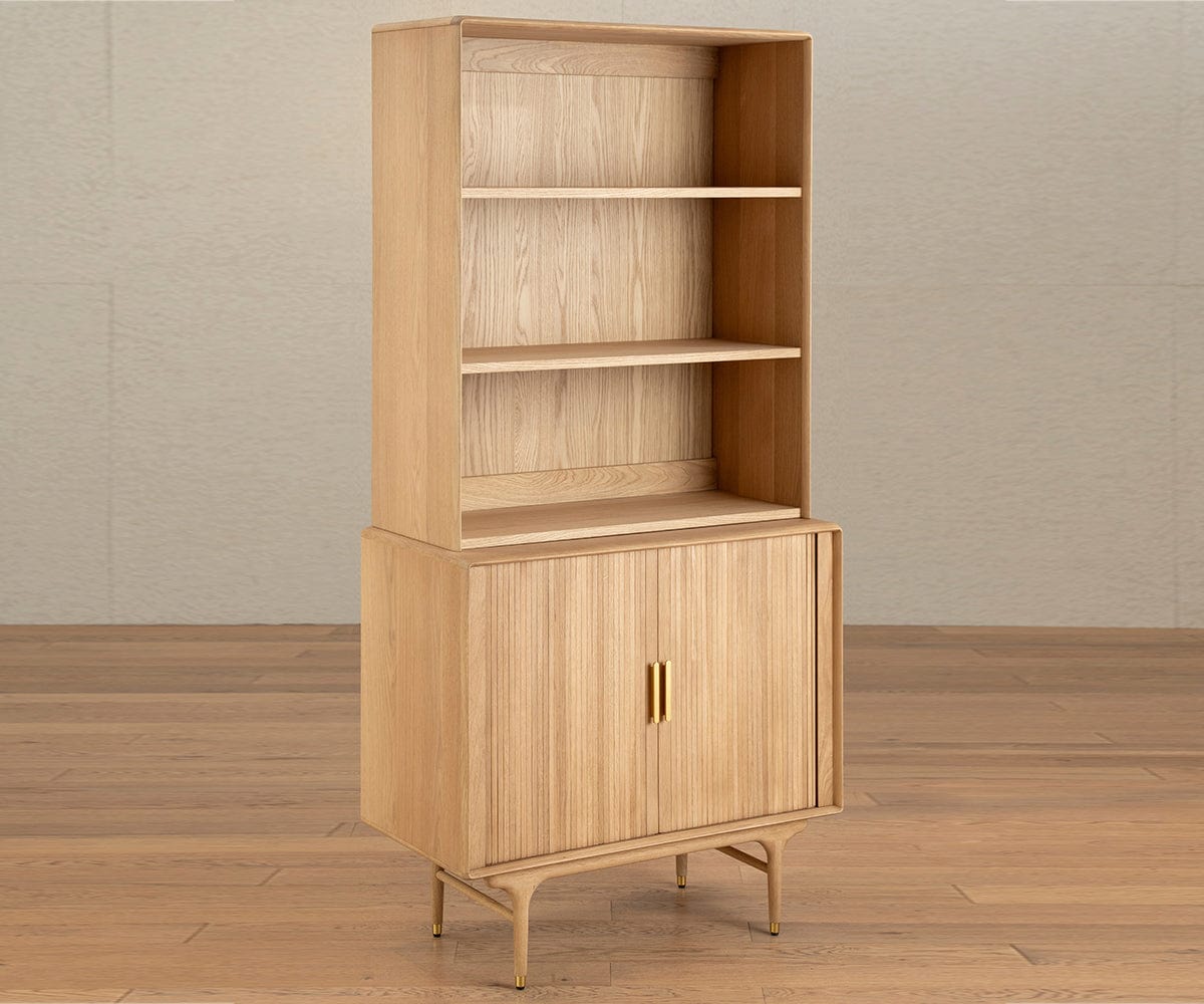 Hendrick High Cabinet - White Oak