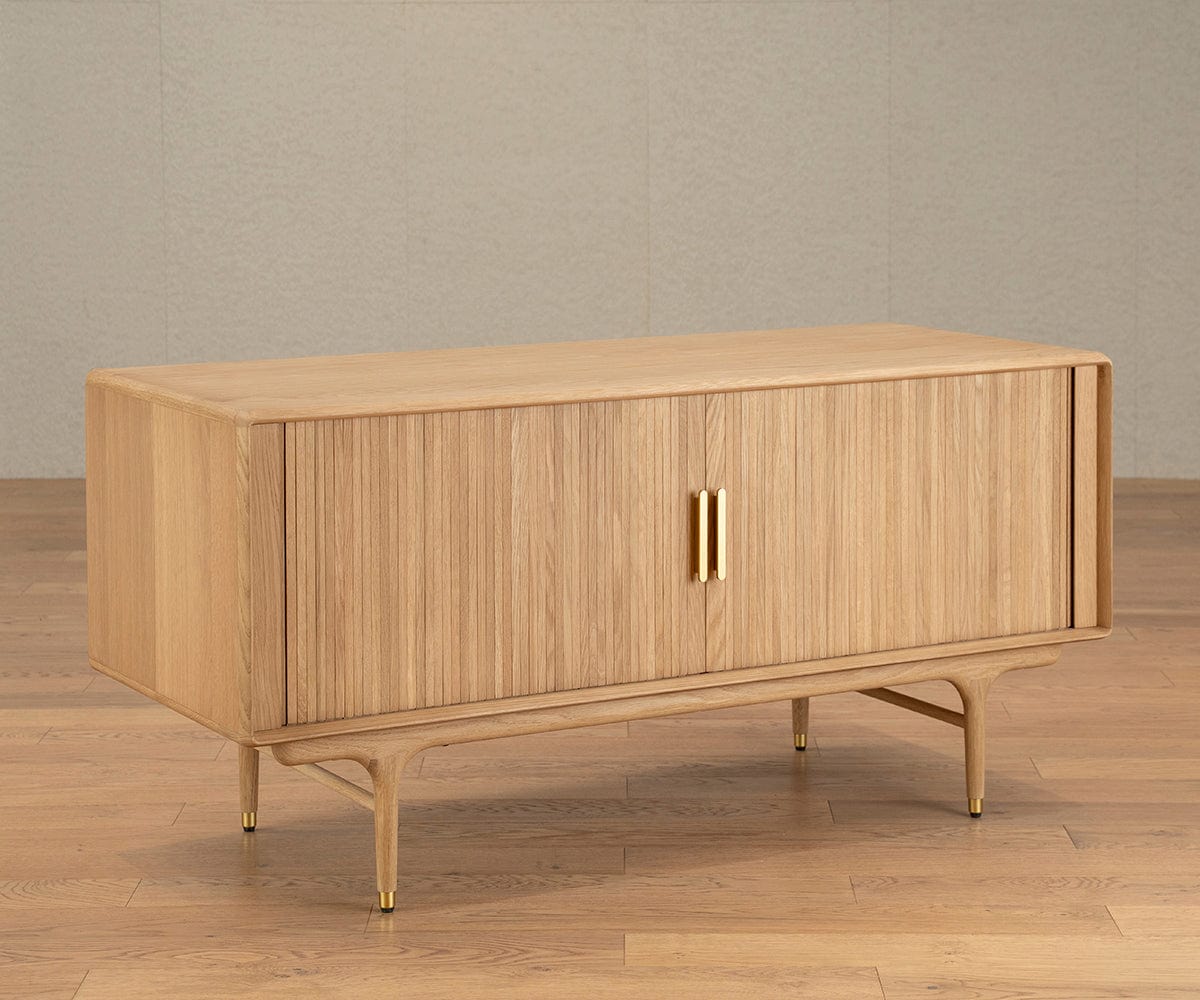 Hendrick 52" Media Stand - White Oak